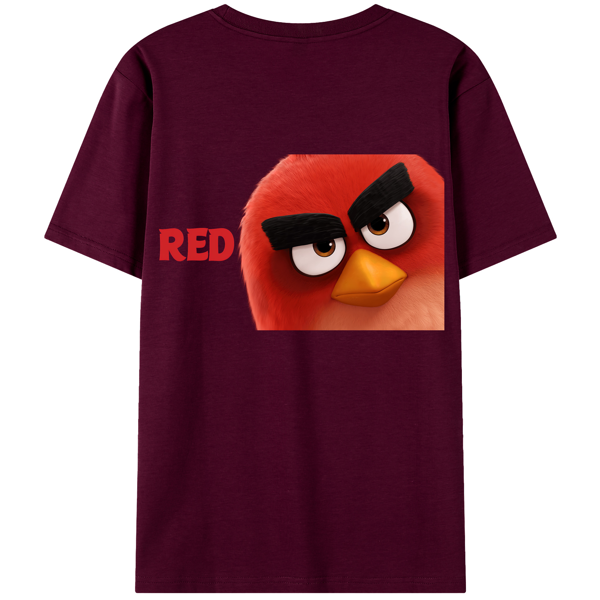 （画像用） Angry Birds アングリーバード レディース半袖Tシャツ(バックプリント)